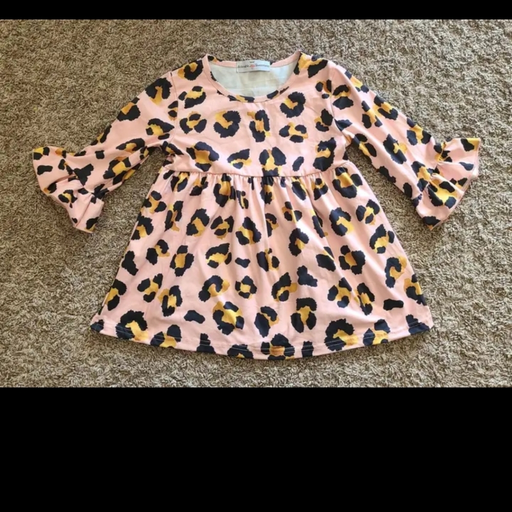 Girls leopard print top